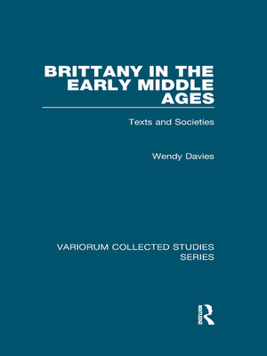 cover image of Brittany in the Early Middle Ages